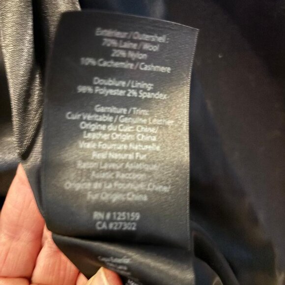 Mackage Andie Coat with Racoon Collar - Picture 5 of 5